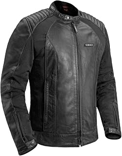 Jaqueta Motoqueiro de Couro Masculina Texx Storm Preta, Jaqueta de Couro Motociclista