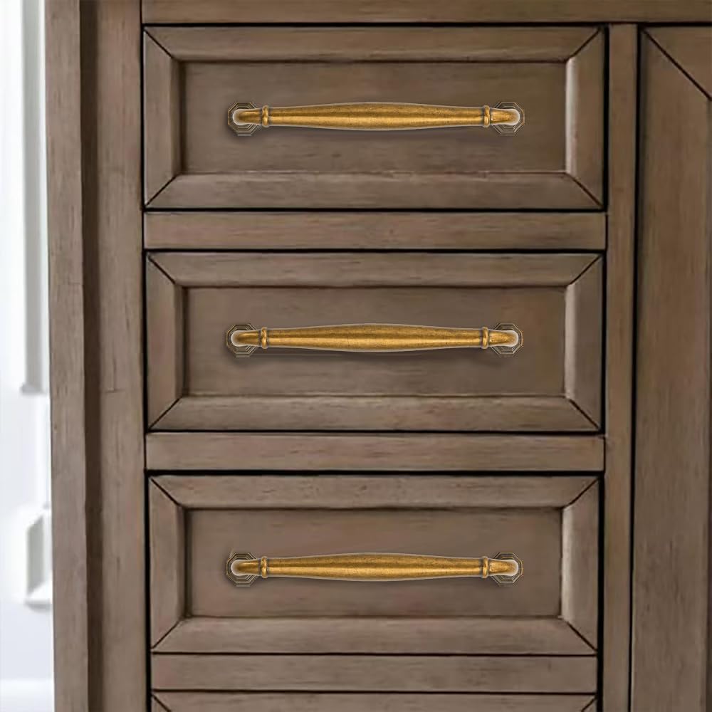 KHTUMEWARE-80324 Antique Brass Appliance Pulls CTC 12 in (305 mm) in Antique Brass — KHTUMEWARE