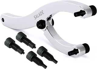 salade Heavy Gland Nut Wrench,Adjustable Spanner Wrench,for Removing Hydraulic Cylinder, Equipped with 1/4" and 5/16" and 3/8" Pins