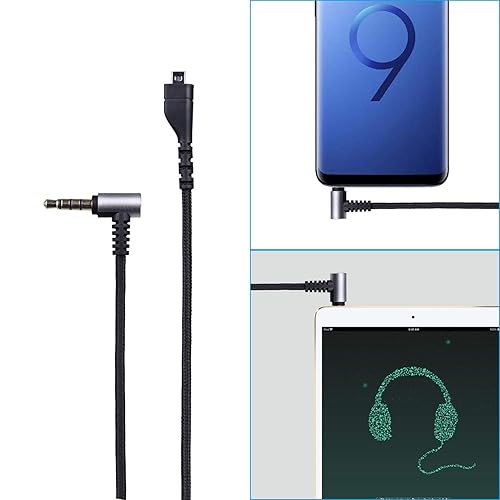 Miniatura 3 de KeyEntre Cable de audio de repuesto para SteelSeries Arctis 3, Arctis Pro, Arctis 5, Arctis 7, Arctis Pro Gaming Headset 6.6 ft6.5 pies (hombre a