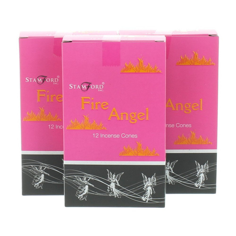 Stamford Inc. Fire Angel 3 Packs Of Stamford Pink Range Incense Cones
