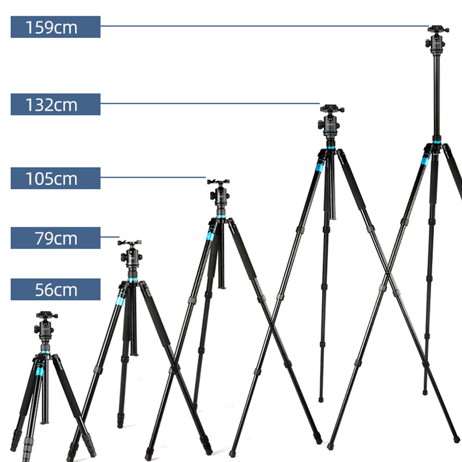 Trípode para teléfono Selfie Stick Extensible Soporte para teléfono móvil Adecuado para teléfonos Accesorios de cámara trípode de Altura Ajustable