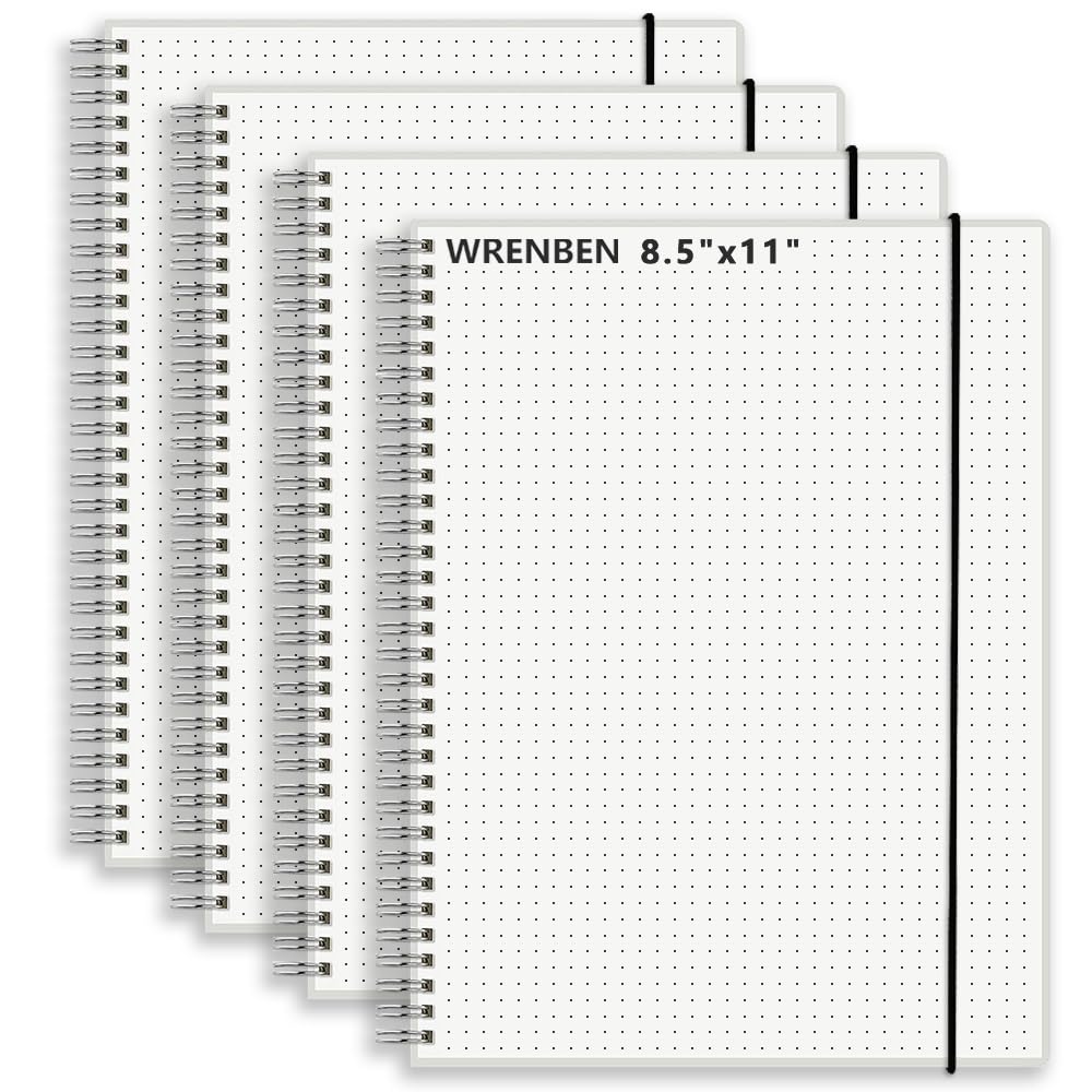 Papier quadrillé à pois A4 WRENBEN pour corriger les notes désalignées
