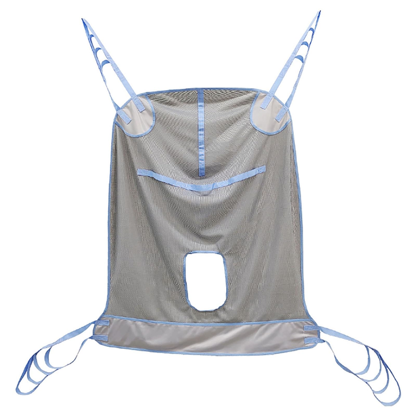 Arnés para Inodoro, arnés Universal de Cuerpo Completo con agarres de 3 direcciones, arnés de Transferencia de Pacientes de Malla Transpirable para Ancianos bariátricos