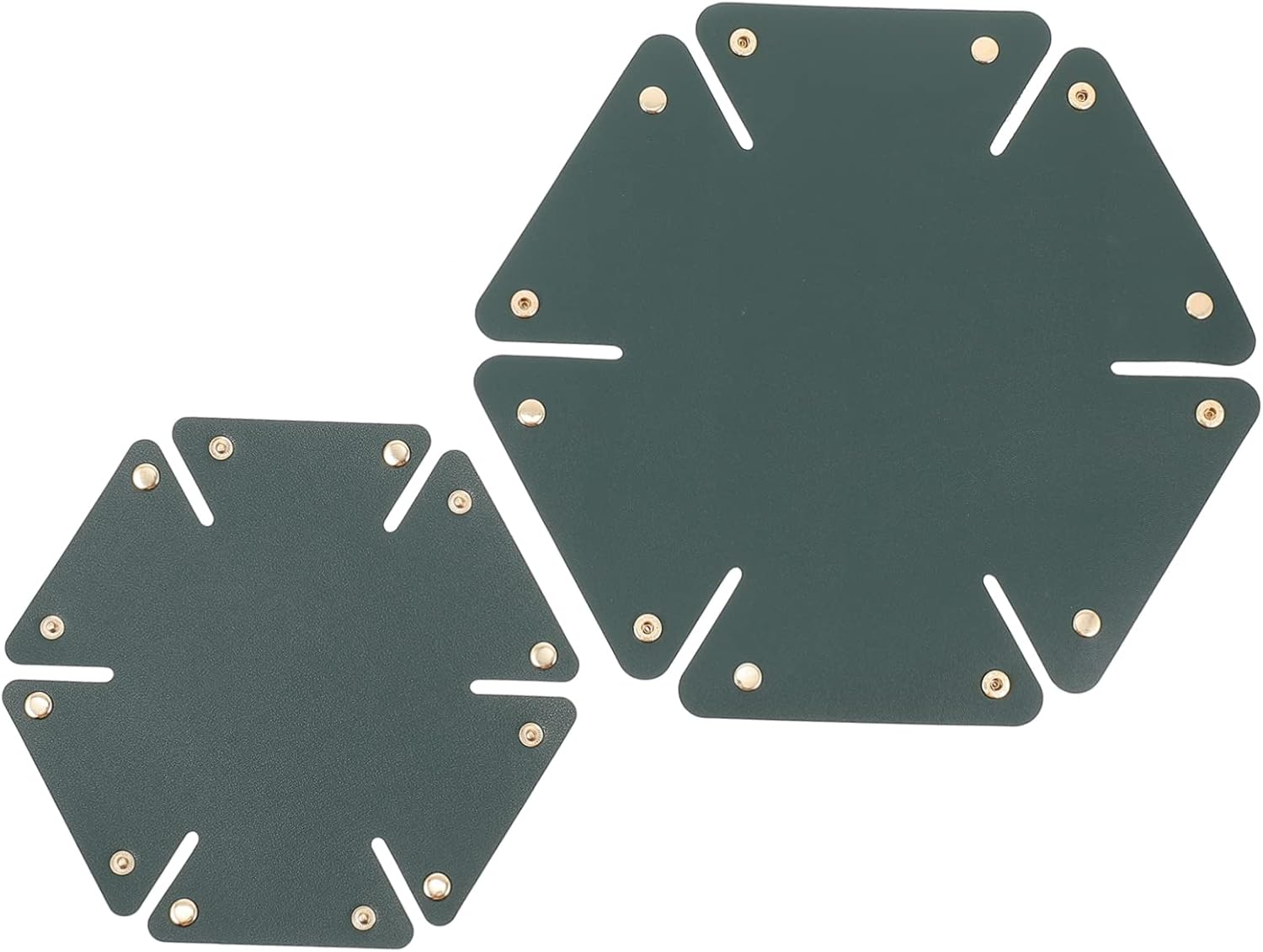 2 個レザー収納ボックス折りたたみジュエリーオーガナイザートラベルバレットトレイジュエリーオーガナイザー女性用ベッドサイドトレイ財布