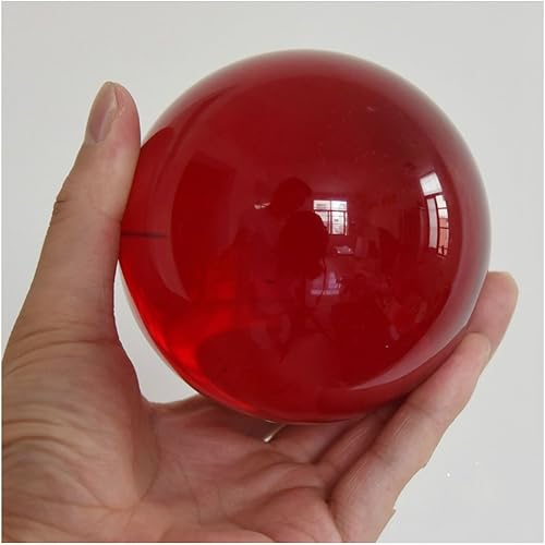 Love&Loved K9 - Bola de cristal sólido para decoración de fotografía, 2.756in (ámbar)