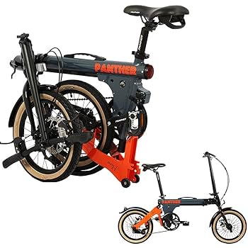 16インチ 軽量アルミPANTHER 三折りたたみ自転車 シングルスピード 16インチ 軽量アルミPANTHER 三折りたたみ自転車 シングル