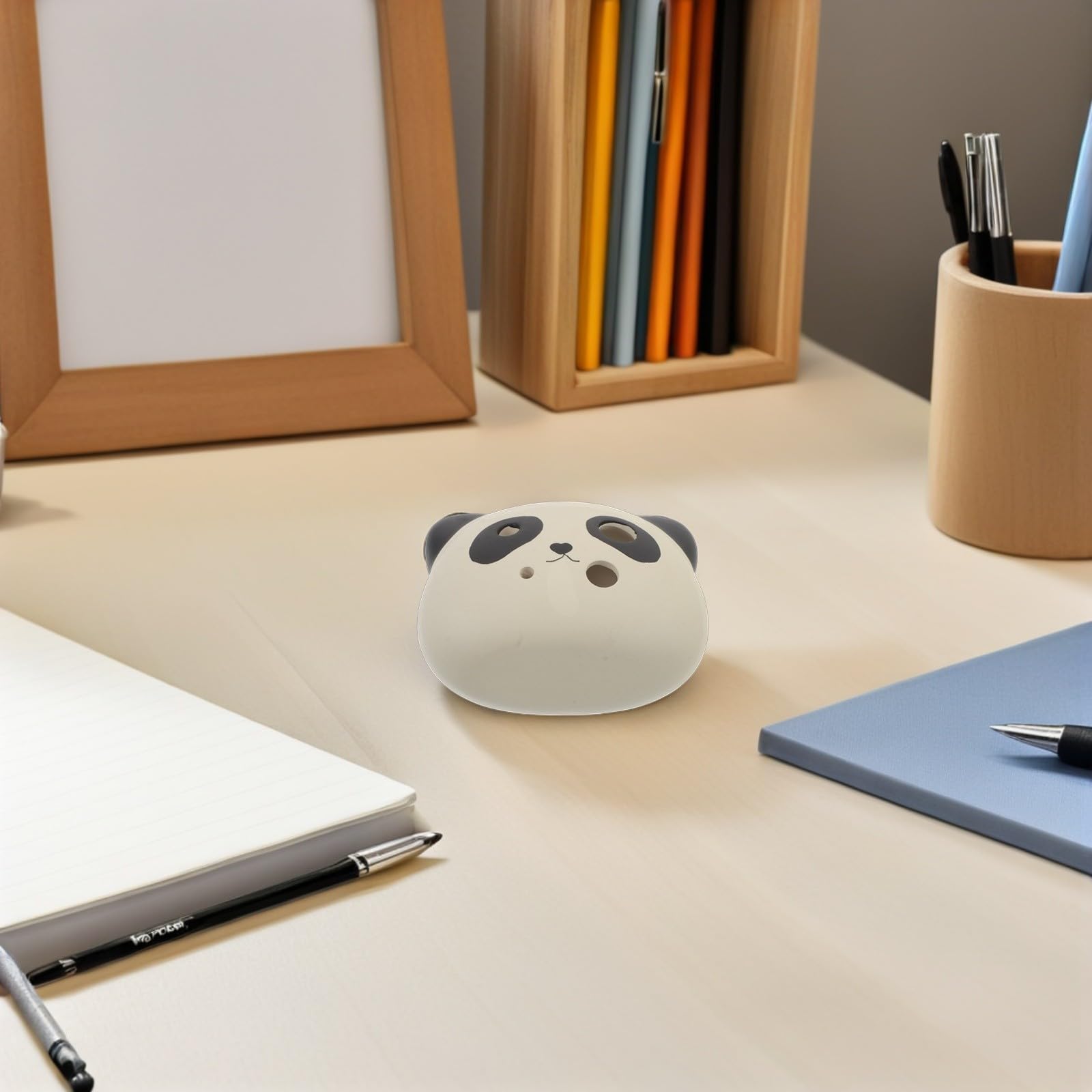 Ocarina Céramique Panda Adorable 6 Trous Tonalité Do Majeur Ac Facile à Apprendre pour Musique la Maison et Présent pour Musiciens