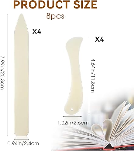 Miniatura 4 de 8 herramientas de cartón, carpeta de huesos de plástico, kit de encuadernación de libros, juego de papel de origami, juego de papel de origami,