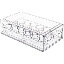 Egg Storage Case, Egg Storage Holder, Drawer Type, Compact, Compatible with Small Refrigerators, Space Saving, Convenient to Take Out, Egg Storage Holder, Storage, Clear, Transparent Box 12.8