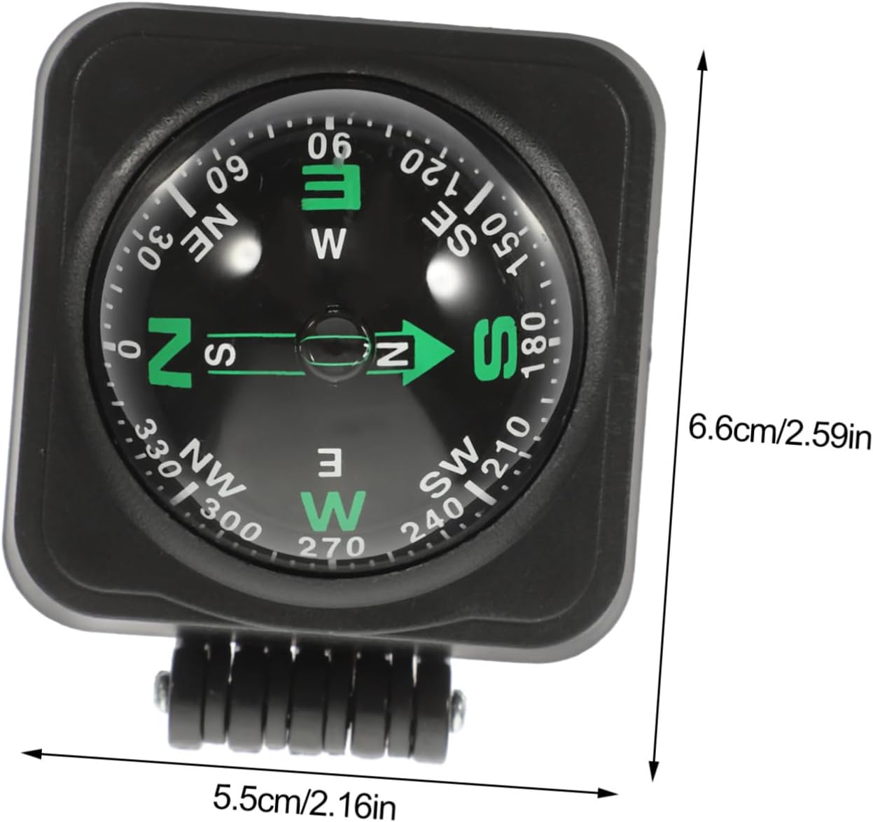 Didiseaon Portable Car Compass Ball High Precision Dashboard Navigation Tool for Outdoor Activities Use Durable