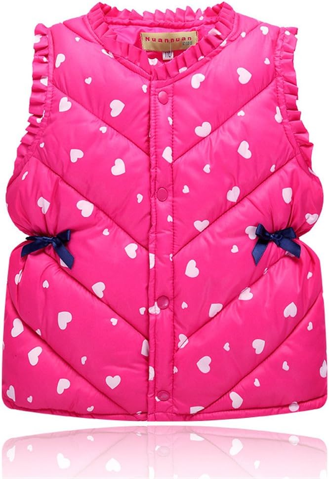 FTSUCQ Girls Windproof Warm Full Lightweight Puffer Packable Down Vest