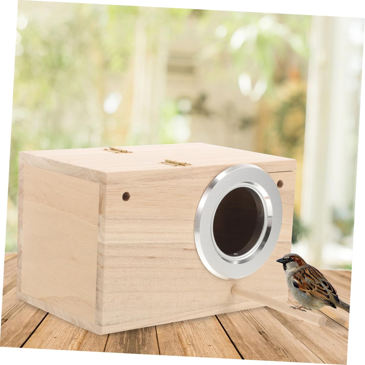 Abaodam Nichoir pour Perroquet Et Perruche Nid Oiseau Nichoir Suspendu pour Jardin Et Balcon