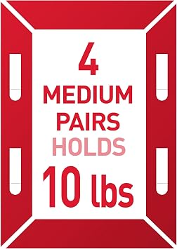 Command 10 & 5 lb Assorted Picture Hanging Strips, 18 Pairs (36 Strips)