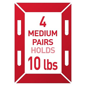 Command Picture Hanging Strips, Medium, White, Holds up to 12 lbs., 16-Pairs (32-Strips), Easy to Open Packaging