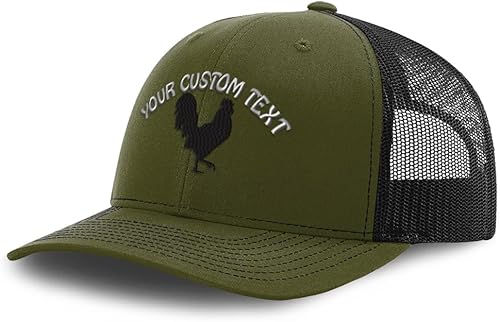 Miniatura 8 de Gorra de béisbol personalizada Gallo Sombra Gallo Silueta Bordado Malla Poliéster