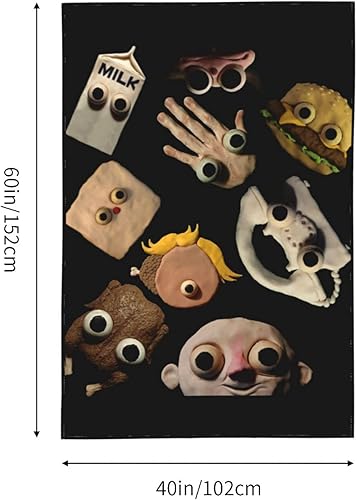 Miniatura 5 de EMERZE Jack Stauber Tapiz de pared para interiores, tapiz colgante para cabecera, decoración del hogar para dormitorio de niños, regalos de