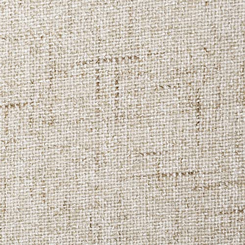 55" Wide Heavy Solid Linen Upholstery Drapery Fabric Farrel Natural By The Yard #TOP19