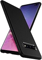 Vista 8 de Spigen Liquid Air Designed for Samsung Galaxy S10 Plus Case (2019) - Matte Black Mate negro