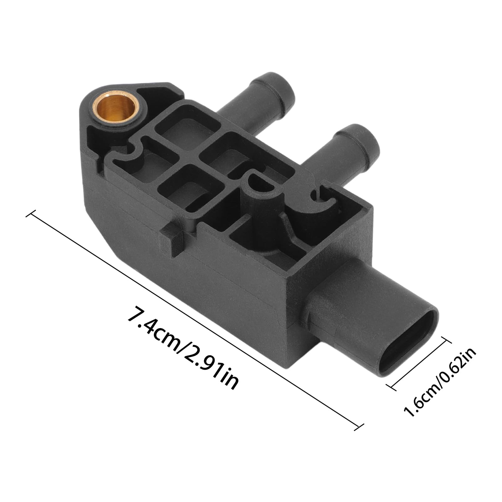 Sensore di pressione di scarico, sensore di pressione per VW Audi A3 A4 Golf 7 8 B9 Seat Skoda 1.6/2.0 TDI 3 Polig 04L906051G 04L906051F