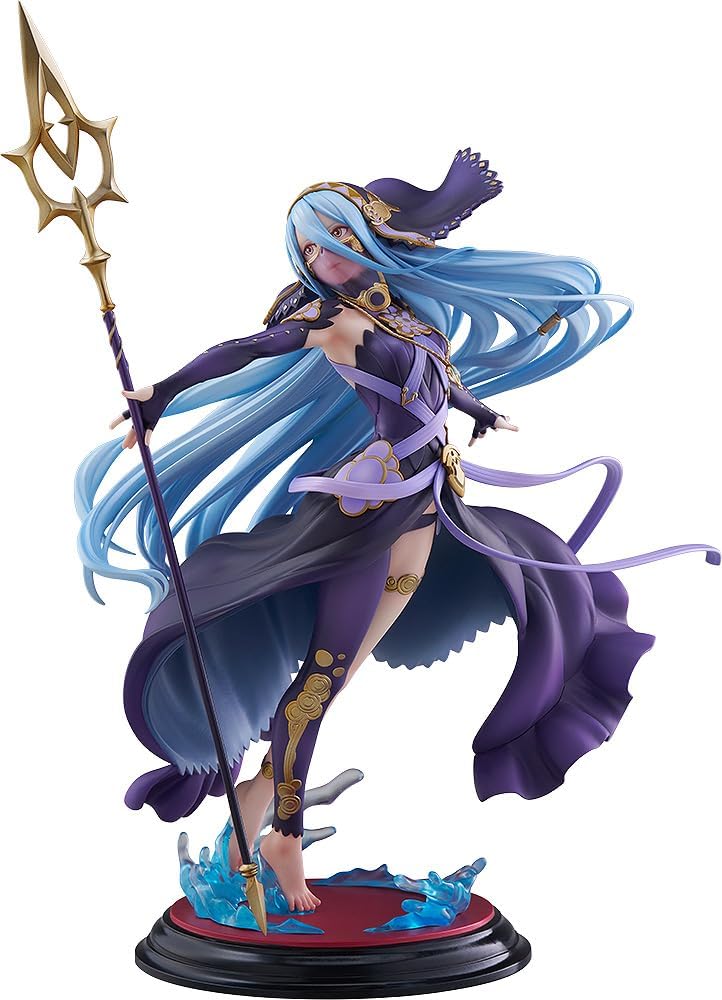 ファイアーエムブレム アクア（黒き歌姫） プラスチック製 塗装済み完成品 1/7スケール 専用台座付属 全高約280mm（本体のみ約220mm）