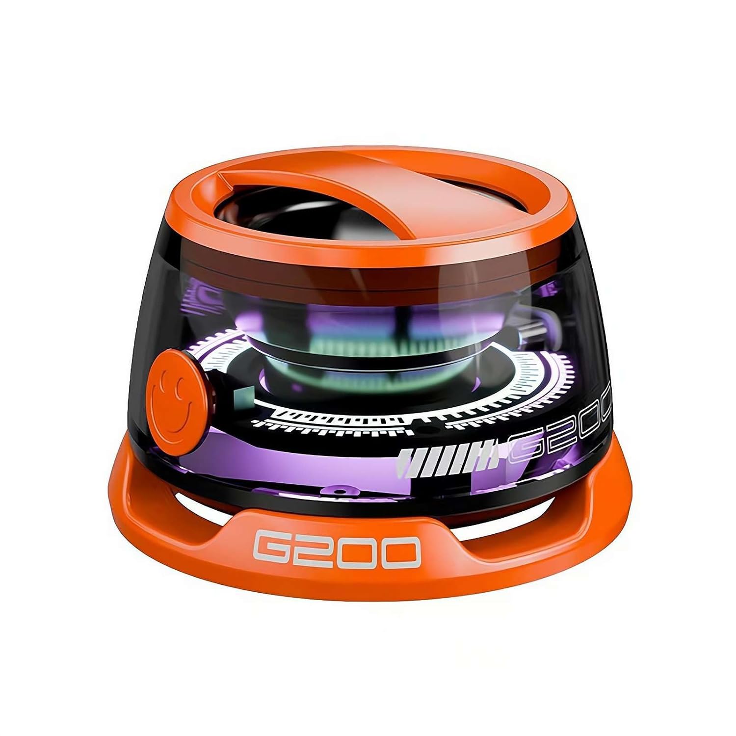 Magnetic Bluetooth Speaker Multifunctional Portable G200 Small Wireless Conduction Speaker with RGB Color Light 3D Surround Sound Effect
