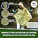 ECO CHIC Waterproof Hooded Rain Ponchos for Adults, Foldable Adult Poncho with Pocket, Lightweight Reusable Raincoat