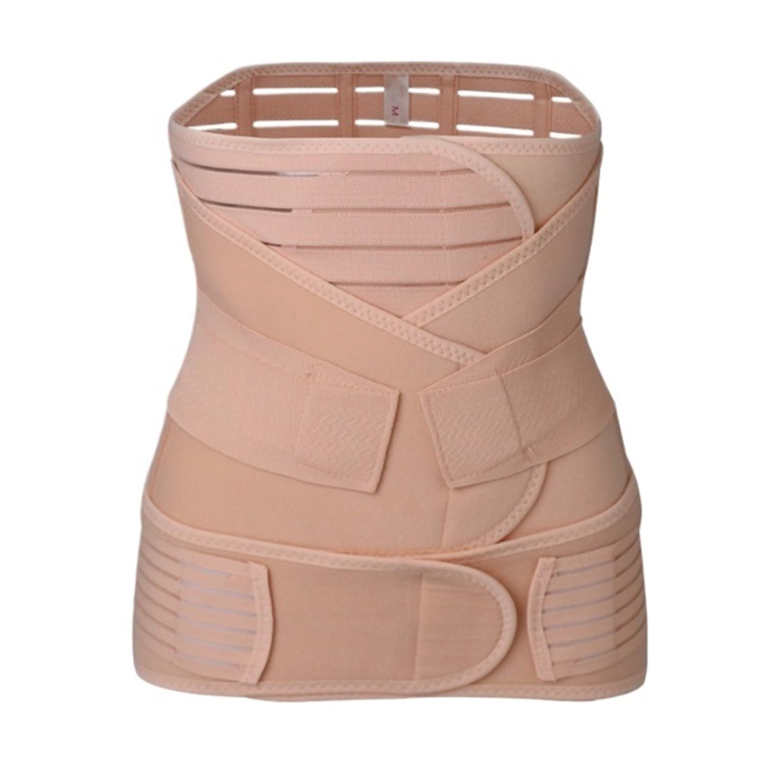 Rückenstütze Bauch-Taillenstütze, Rückenstützgürtel, Körperformender Sport-Taillengürtel Lendenbandage(Pink,XXL)