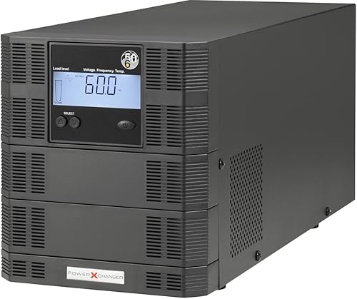Convertidor y transformador de voltaje y frecuencia - Reductor de 220 V 50 Hz a 120 V 60 Hz - Potencia continua, características de protección
