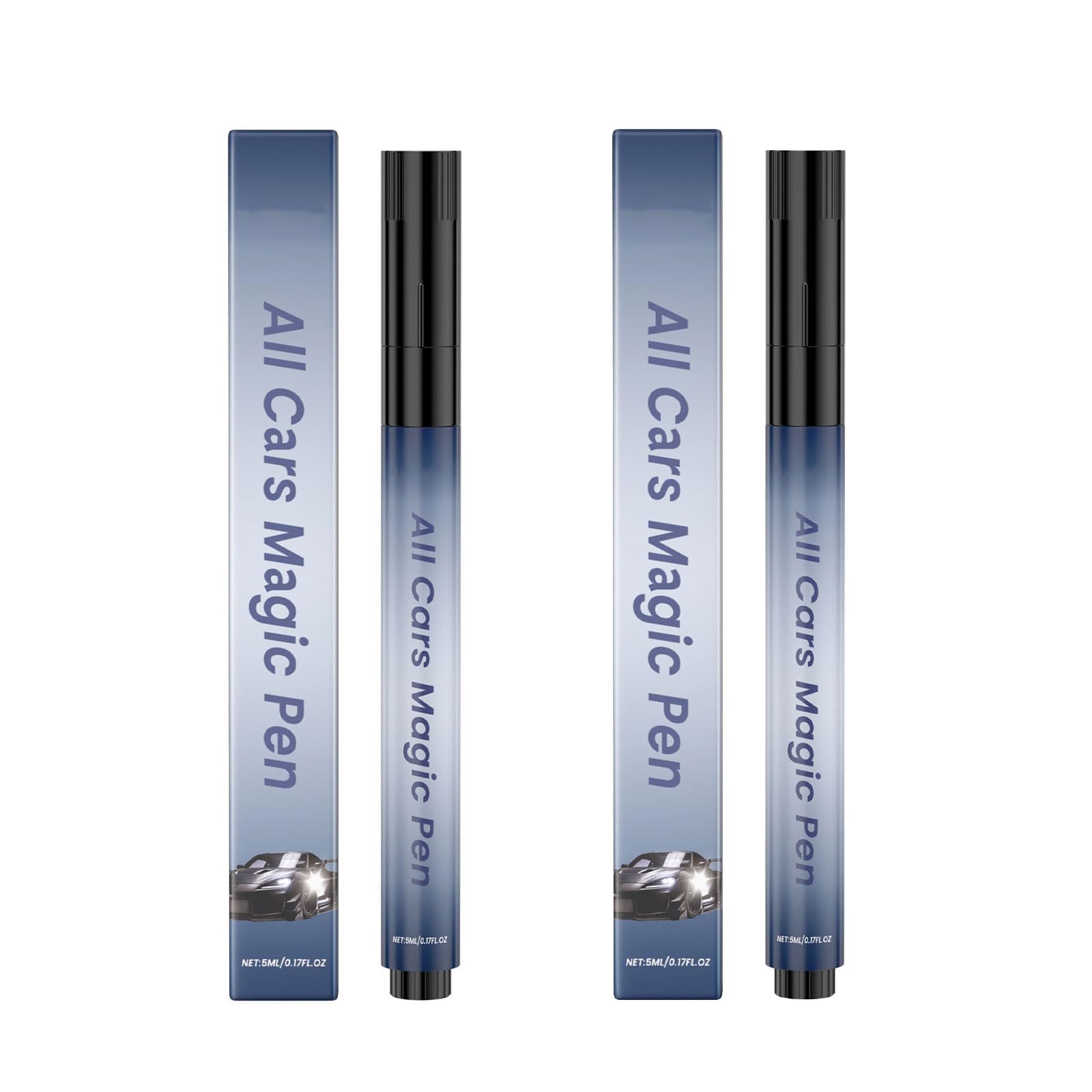 2 Car Scratch Remover Pen, 026 New Portable Auto Vehicles Paint Repair Pens, Quick-Drying Touch Up Paint Tool (2)