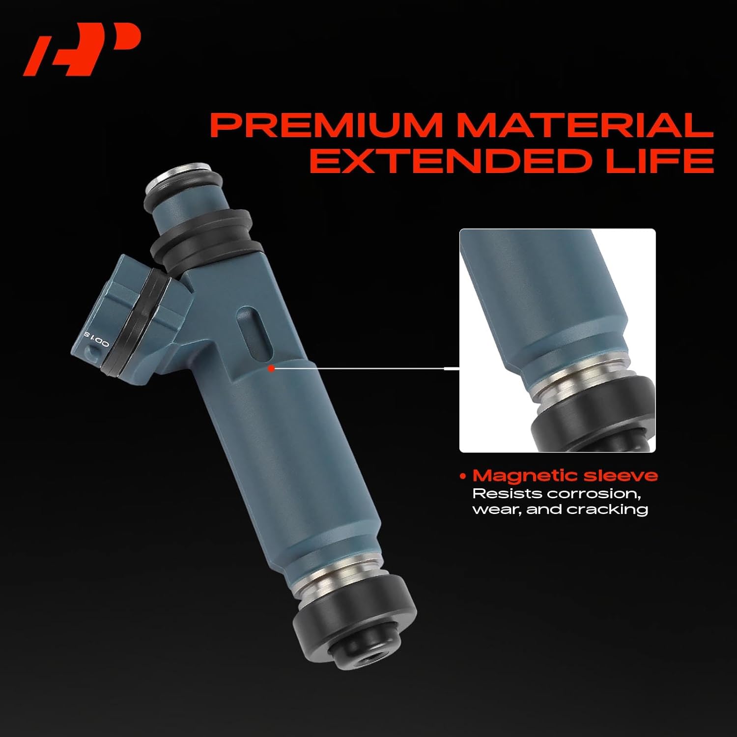 A-Premium Set of 8 Fuel Injectors Compatible with Toyota Tundra 00-04, 4Runner 03-04, Sequoia 01-04, Land Cruiser 98-05 & Lexus GX470 03-05, LX470 98-05, 4.7L