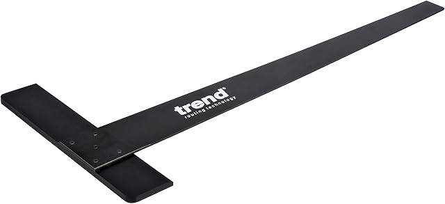 Trend TSQ T Carpentry Square, Black, 700mm