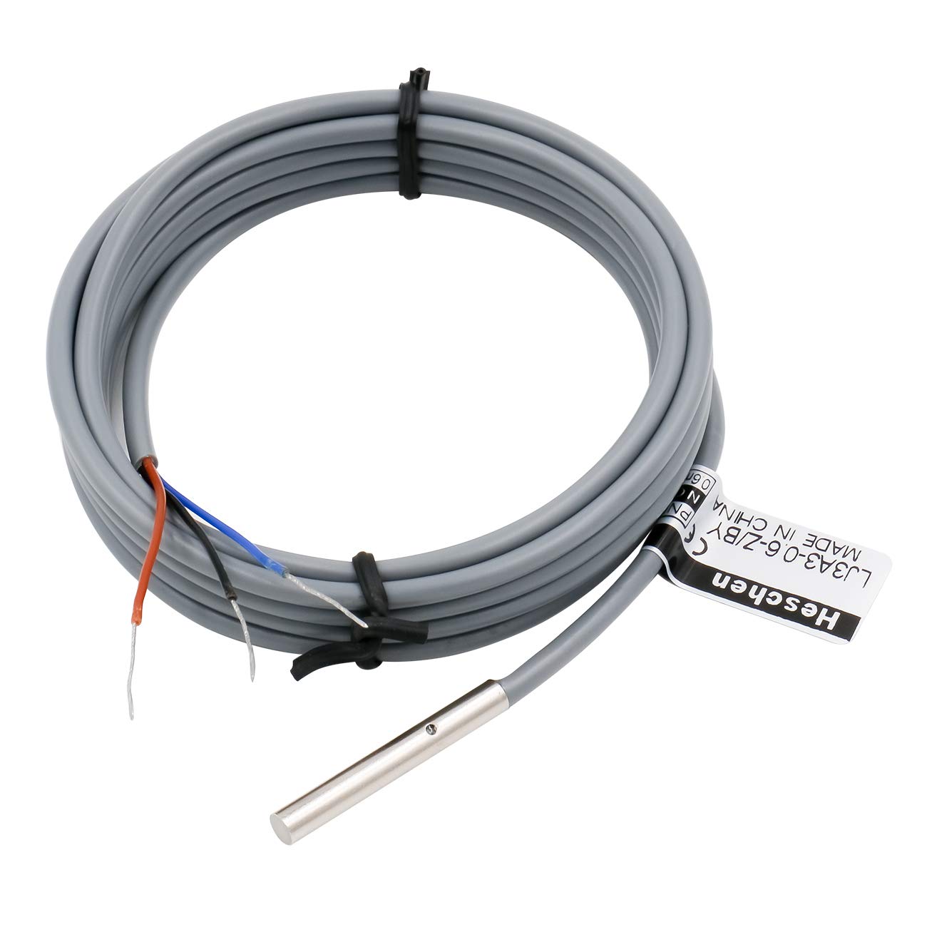 Heschen M3 Interruttore sensore di prossimità induttivo Schermato Tipo LJ3A3-0.6-Z/BY Rivelatore 0,6mm 10-30VDC 150 mA PNP normalmente aperto (NO) 3 fili