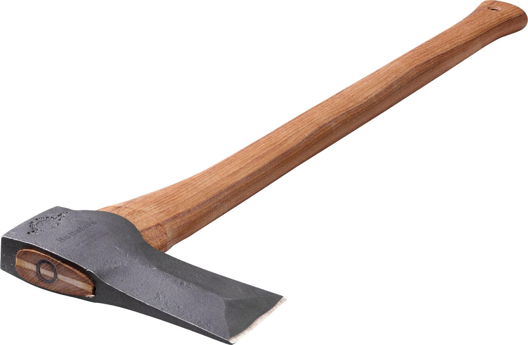Handgeschmiedete Spaltaxt KLY RA 770mm aus schwedischem Qualitätsstahl I Hultafors I Geschmiedet in Schweden I 2100g Premium Axt mit Hickory Holzstiel I Nachschleifbar I 840592