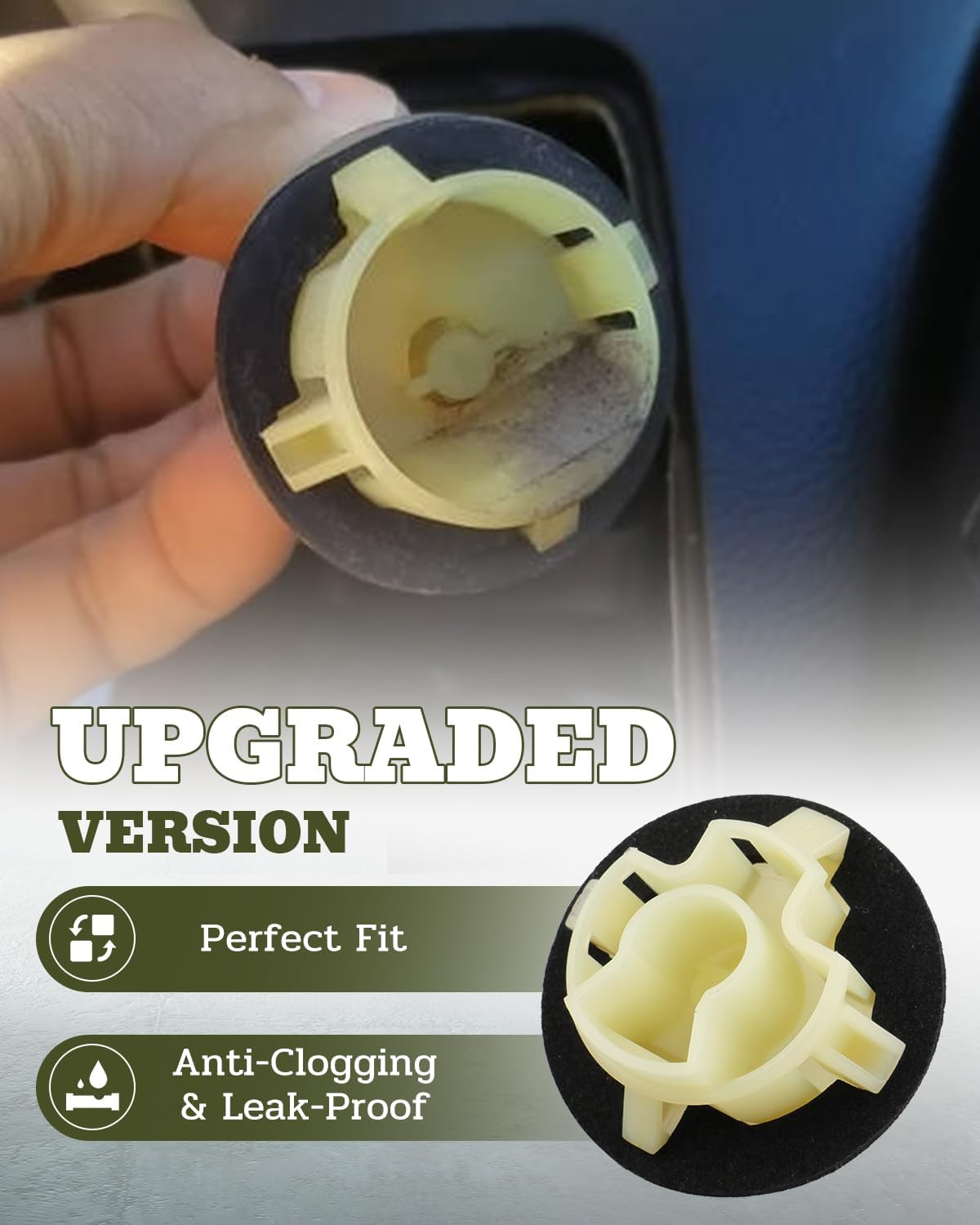 Sunroof Drain Hose Plug Fit for Infiniti EX35 FX35 FX50 G37 M37 M56 Q40 Q50 Q60 Q70 Q70L QX50 QX60 QX70, for Nissan Altima Maxima Murano Pathfinder Quest Replace 74816-JU40B 74816-JK01A, 2Pcs