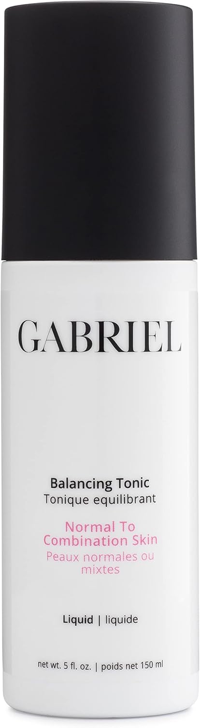 Gabriel Cosmetics Natural Face Tonic – Hydrating Facial Toner for Sensitive Skin | Paraben Free, Vegan, Cruelty Free, Non-GMO Botanical Toner | Clean Beauty Skincare, 5 oz (Balancing Tonic)