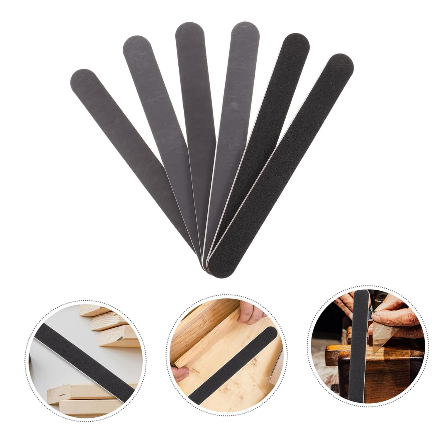ERINGOGO Sanding Tools for Plastic Models 6pcs Sanding Sticks Polishing Sanding Stick for Model Toys Fine Model Sanding Stick