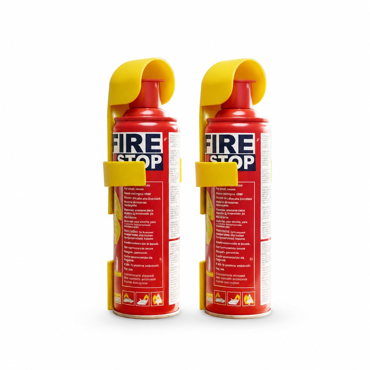 Portable Fire Extinguisher Spray Pack of 2 (2×500ml) for Car Home Kitchen Safety Emergency Fire Control Quick Action Fire Protection Spray Set-picture-21
