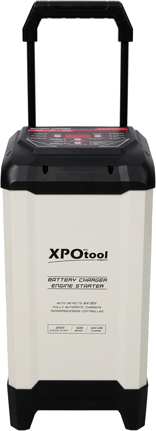 GOWE Smart Wheeling Battery Charger,120V/60Hz,250A,Automotive Battery Charger for 6V & 12V, ETL Certificate
