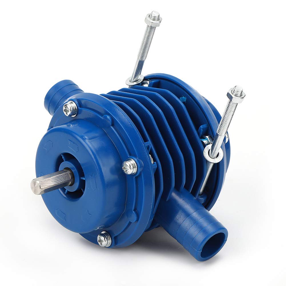 Elektrische Boormachine Pomp, Hand Boor Aangedreven waterpomp Transfer Pomp voor Water Olie Vloeibare Meststoffen Transfer voor Huis Tuin Regen Vat Zwembad, Bubbelbad Fish Tank