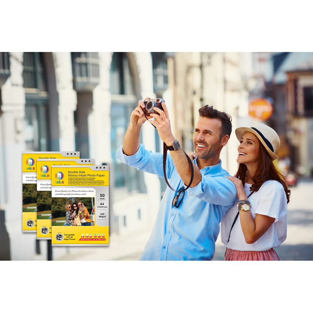 210 X 297 Mm 25 Fogli A4 Carta Adesiva Per Stampante Etichette Adesive