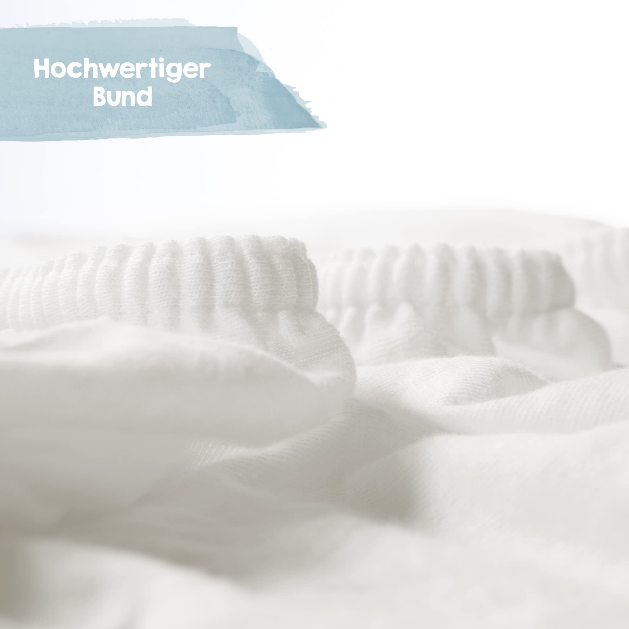 roba Prześcieradło z gumką safe asleep 60 x 120-70 x 140 - Prześcieradło do dziecięcych materacy - Bawełna organiczna - Certyfikaty GOTS i Oeko-Tex Standard 100 - Biały