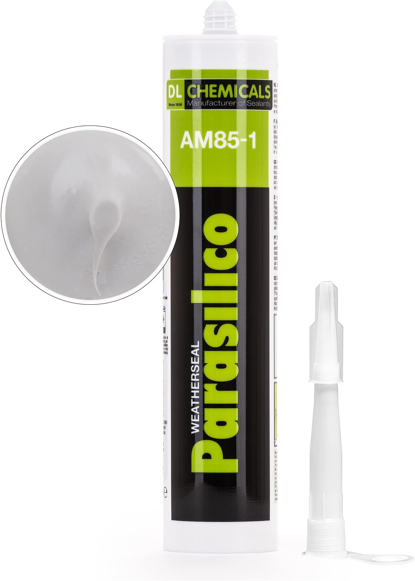 Parasilico AM85-1 Silicone Sealant, RAL 7035 Light Grey 310 ml