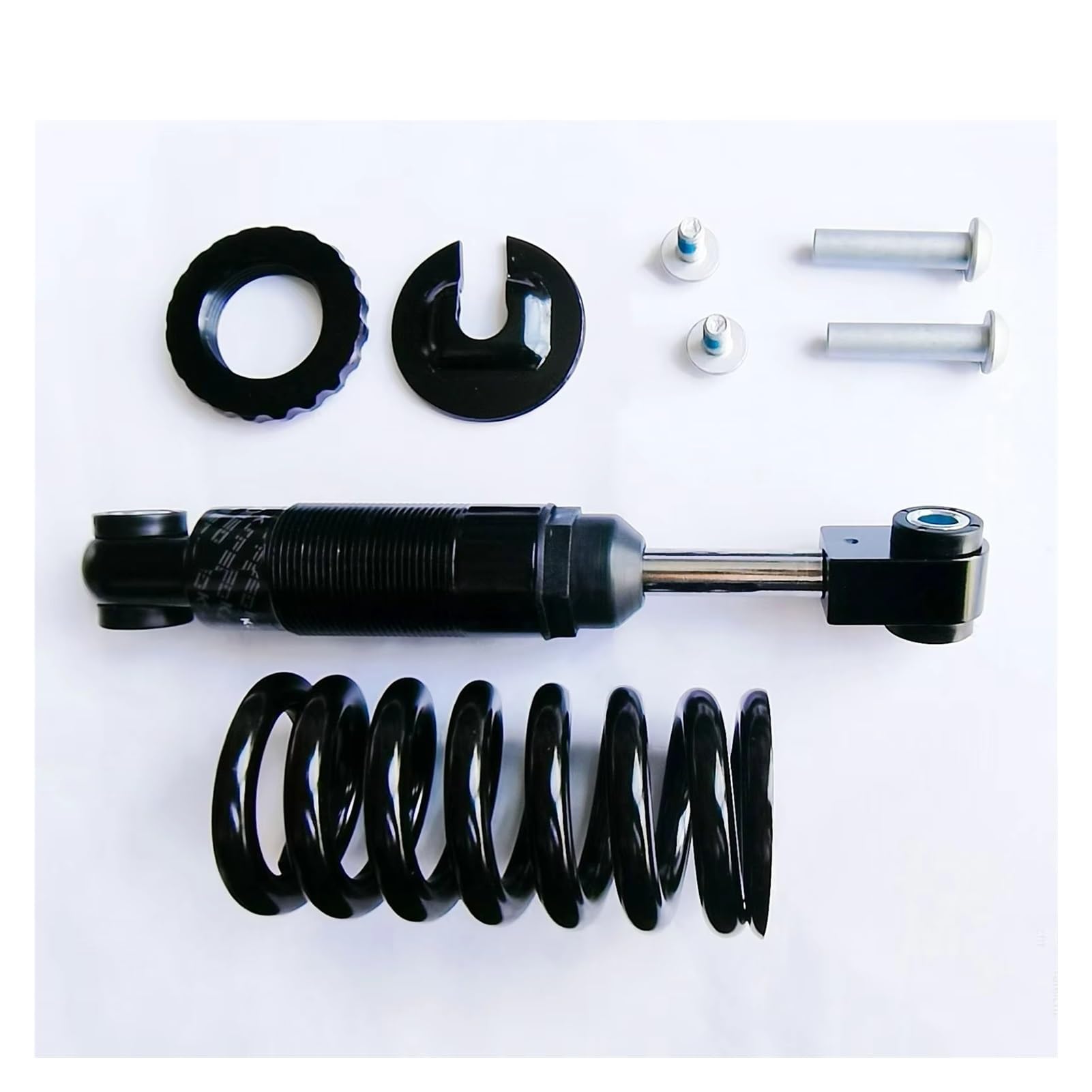 Amortiguador Trasero 150mm 165mm 190mm Suspensión Resorte Helicoidal Bicicleta para Silla Ruedas Montaña(190mm 2000lbs)