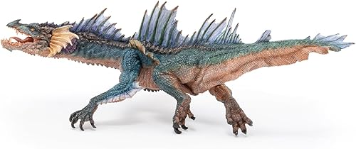 Miniatura 8 de Papo - Dragón de mar - Figura de fantasía realista - 3 años - Colección de fantasía y medieval - Estimula la imaginación y la creatividad - Pintado