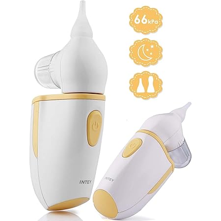 Intey Mouche Bebe Aspirateur Nasal Electronique Protection Anti Retour 2 Buses En Silicone Pour Les Nouveau Nes Amazon Fr Bebes Puericulture