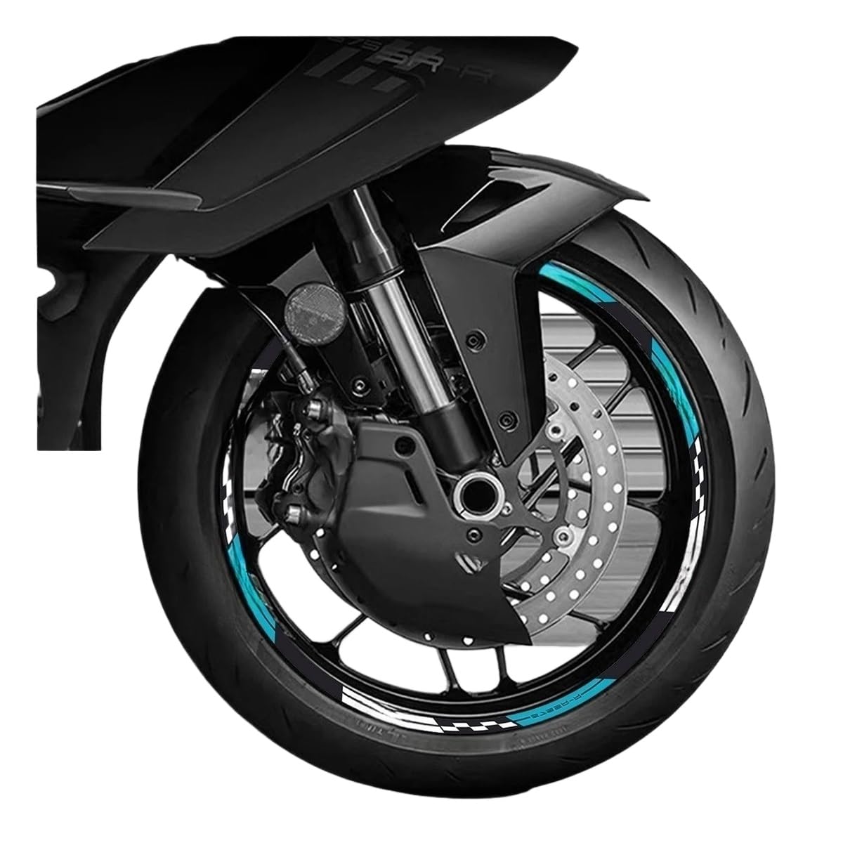 Autocollant de protection réservoir moto 675SR et kit carrosserie premium