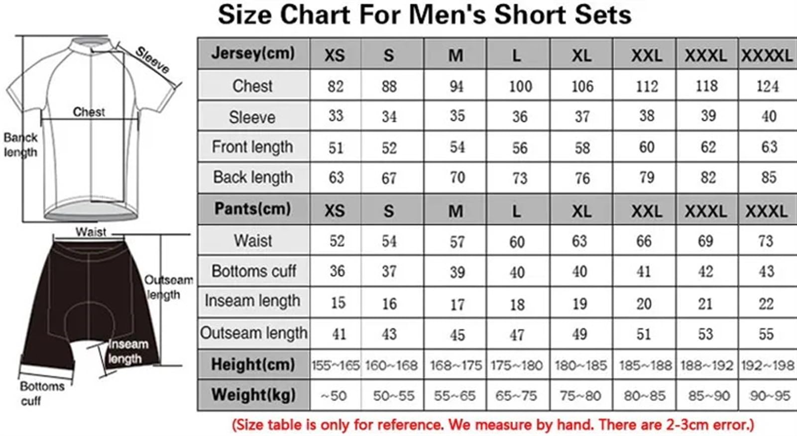 Culotte Ciclismo Hombre Culotte con Tirantes y Almohadilla de Gel for Ciclismo, Solo for Hombres, Color Blanco Ropa Ciclismo Hombre