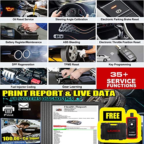 Launch X431 V Pro (V 4.0 ) ,2023 Version Bi-Directional Scanner Full Systems Diagnostic Scan Tool With 35+ Reset Functions, Ecu Coding, Autoauth For Fca Sgw,2 Yrs Free Update(With El-50448 Tpms Tool) #TOP4
