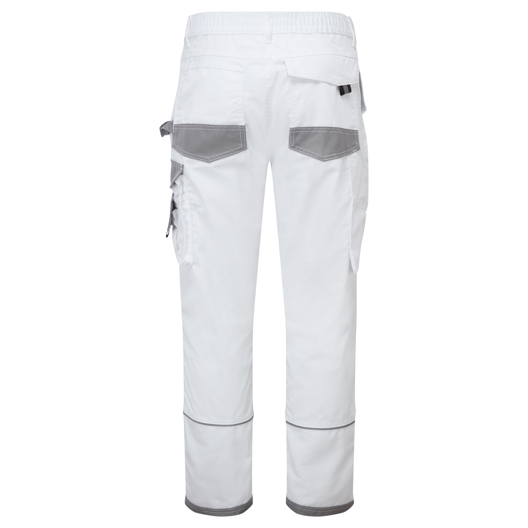 Portwest Pantalón Painters Pro , Tamaño: S, Color: Blanco, KS54WHRS